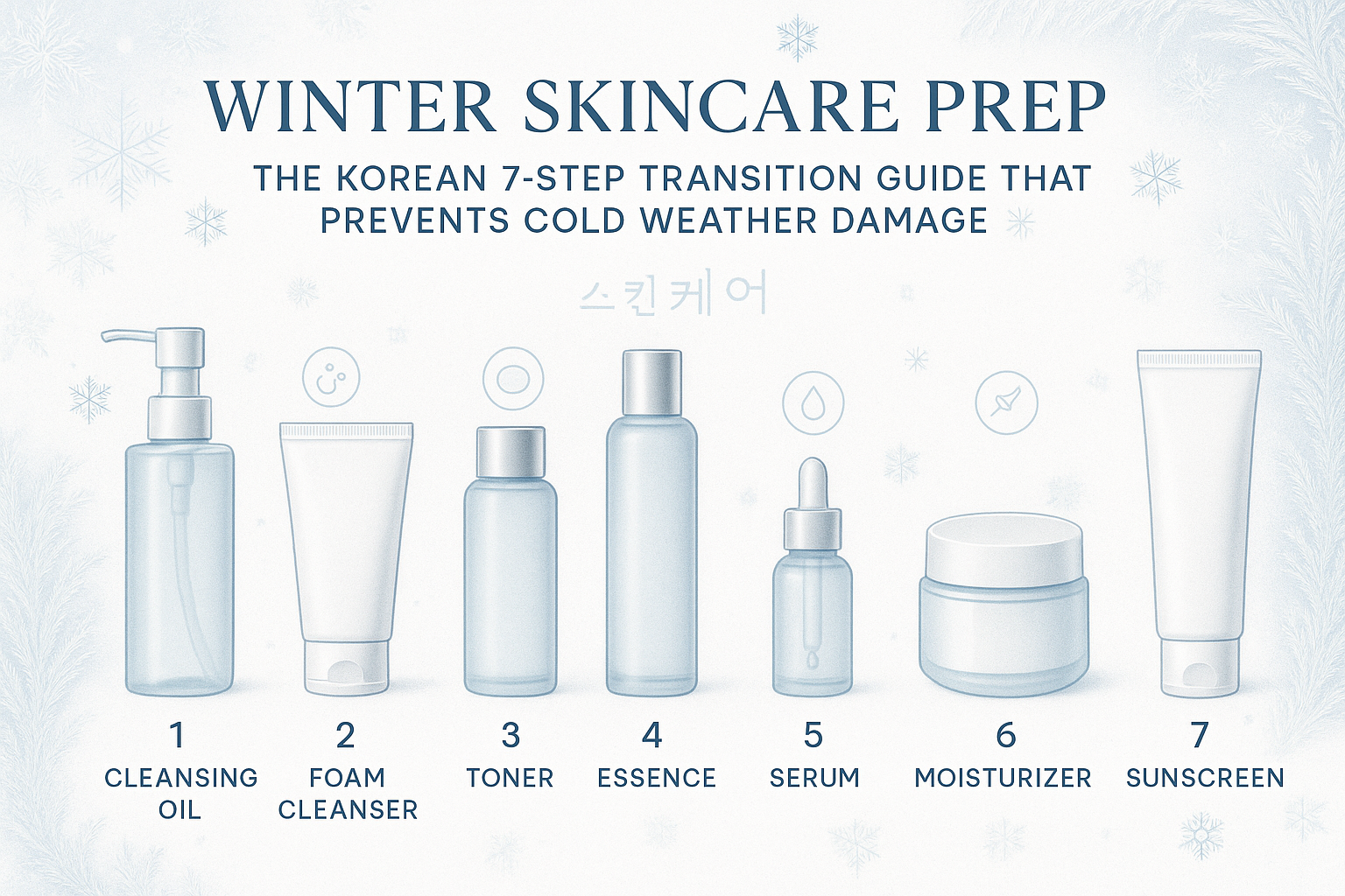 Winter Skincare Prep: The Korean 7-Step Transition Guide That Prevents Cold Weather Damage