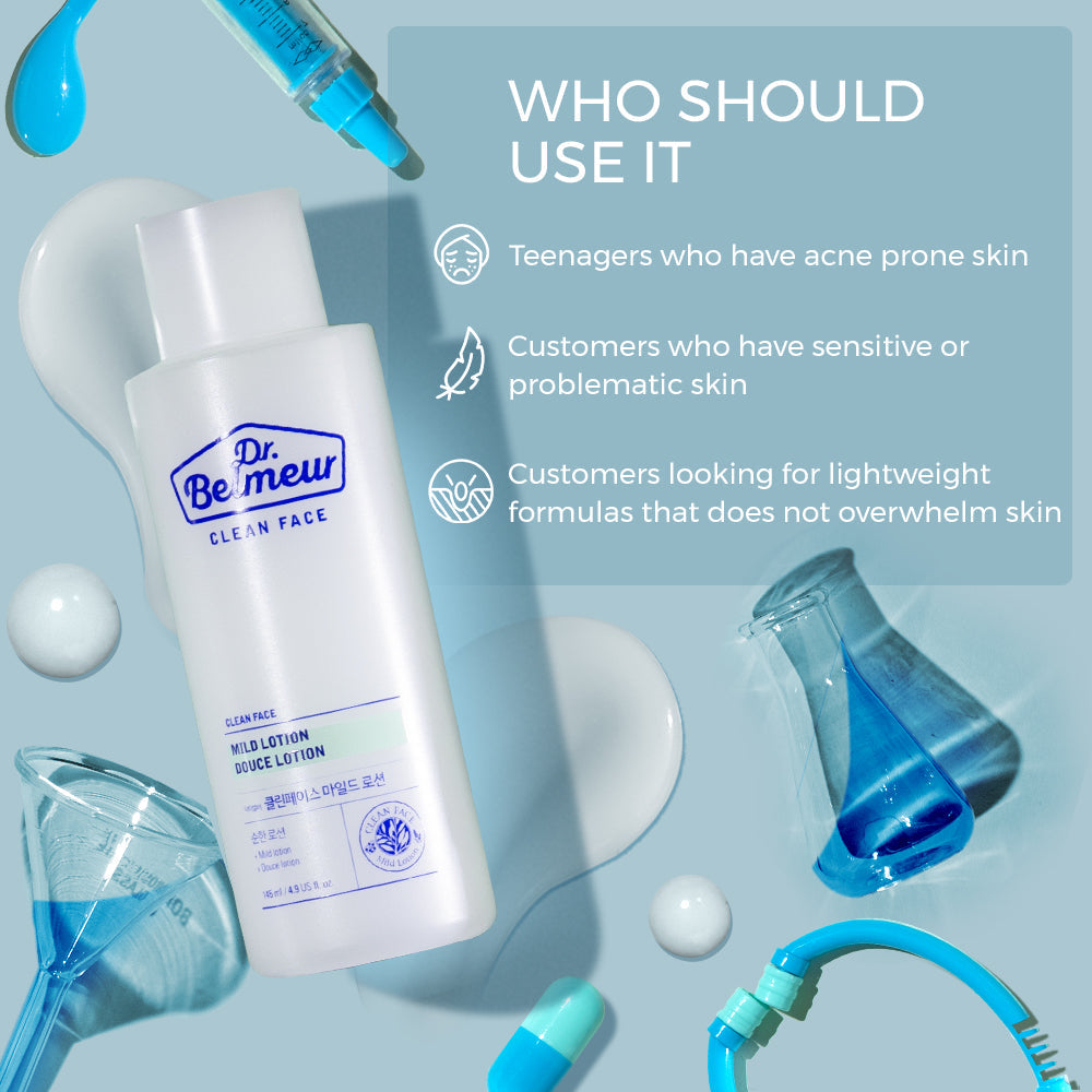 Dr. Belmeur Clean Face Mild Lotion 145ml