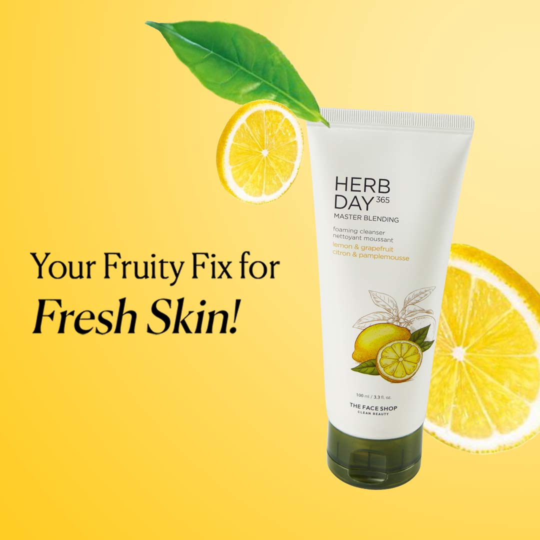 Herb Day 365 Foaming Cleanser - Lemon & Grapefruit 100ml
