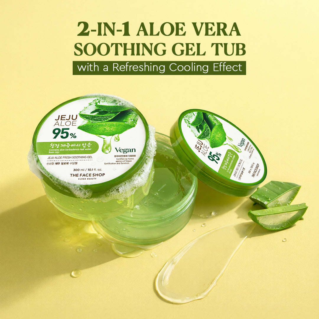 Jeju Aloe Fresh Soothing Gel (300ml)