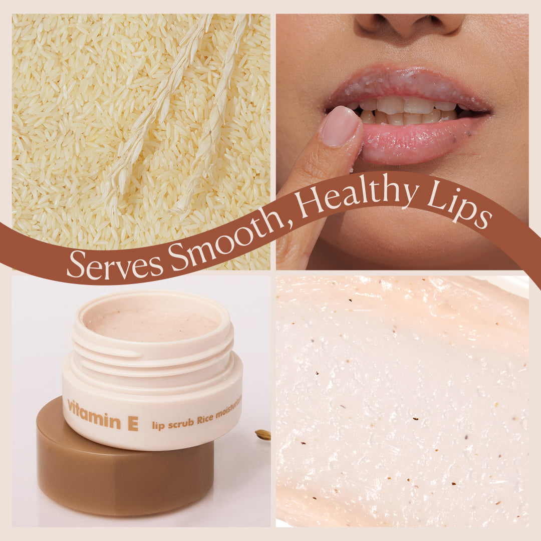 Vitamin E lip scrub Rice