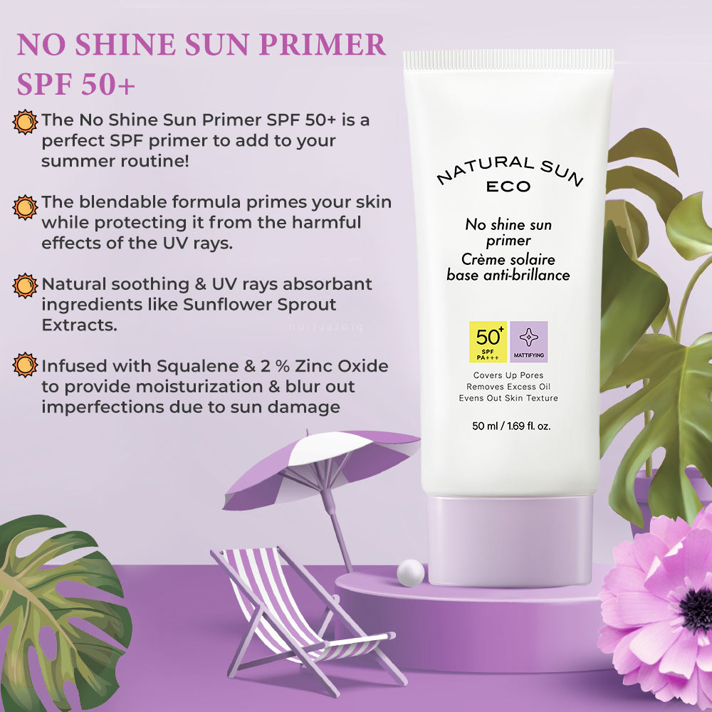 NaturalSun Eco No Shine Sun Primer 50ml