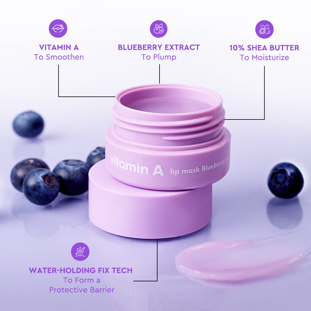 Vitamin A lip mask Blueberry 14g