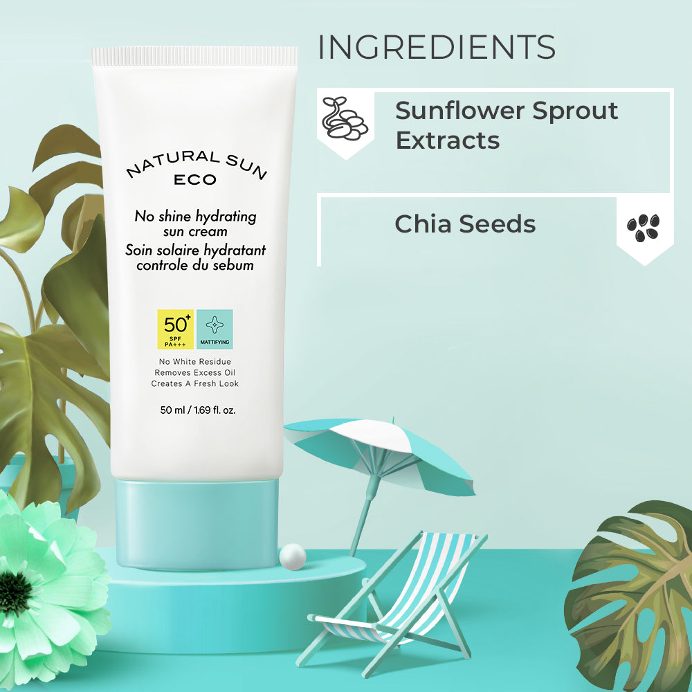 NaturalSun Eco No Shine Hydrating Sun Cream (50ml)