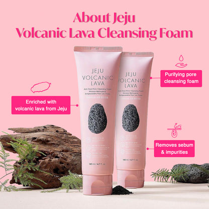 Jeju Volcanic Lava Cleansing Foam 140ml