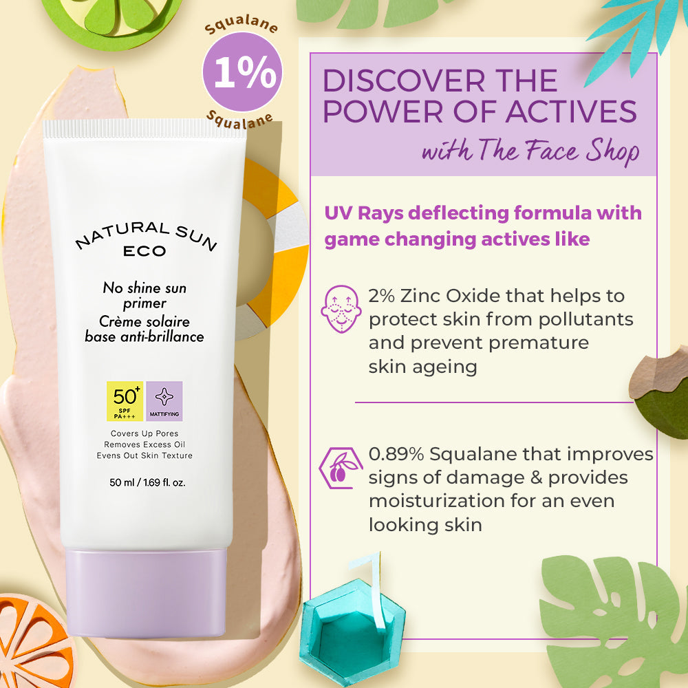 NaturalSun Eco No Shine Sun Primer 50ml