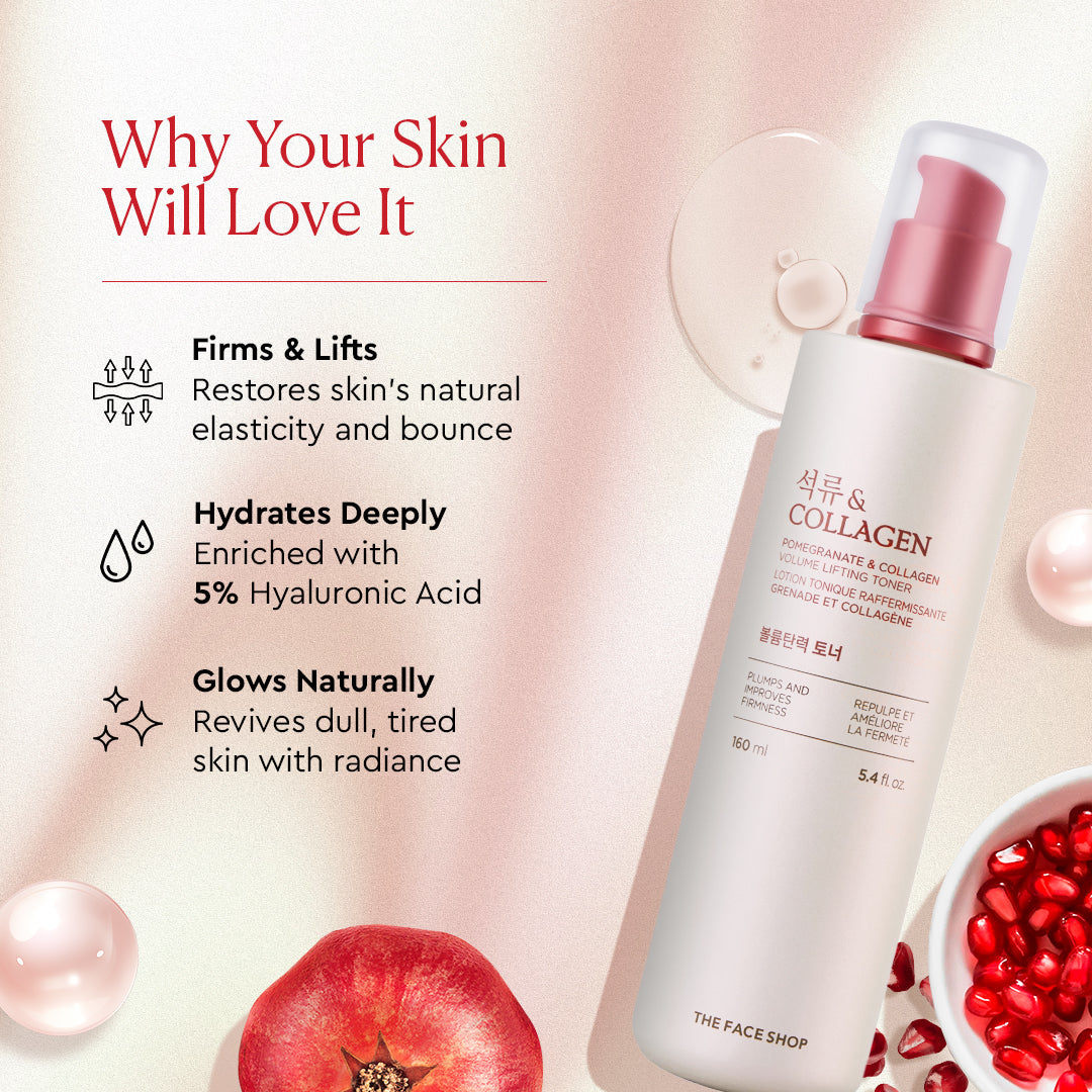 Pomegranate And Collagen Volume Lifting Toner 160ml
