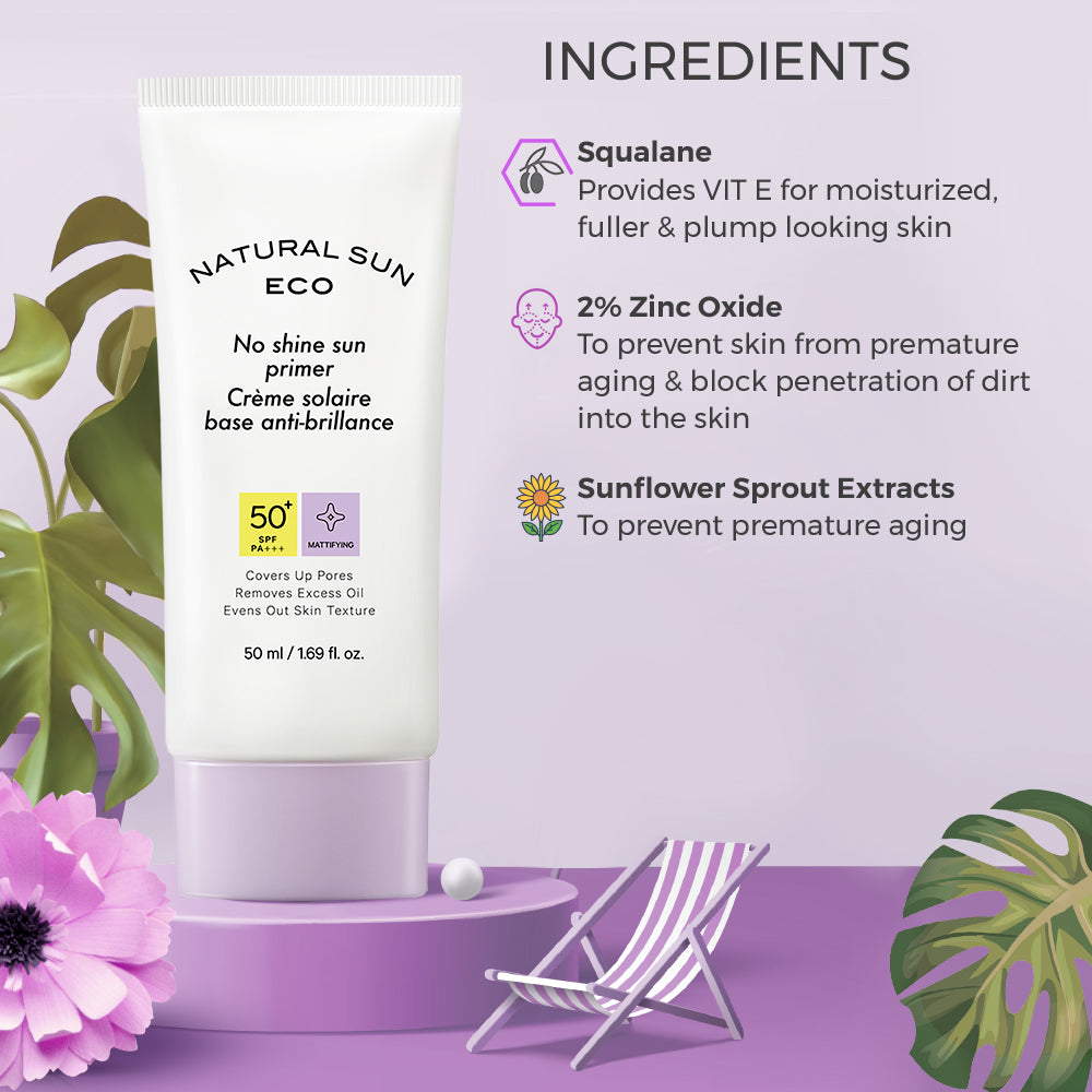 NaturalSun Eco No Shine Sun Primer 50ml