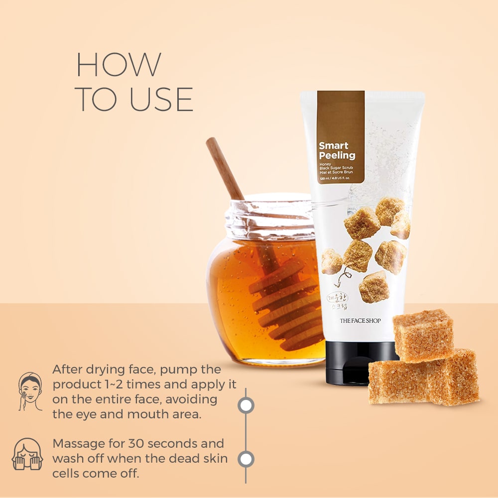 Smart Peeling Honey Black Sugar Scrub 120ml