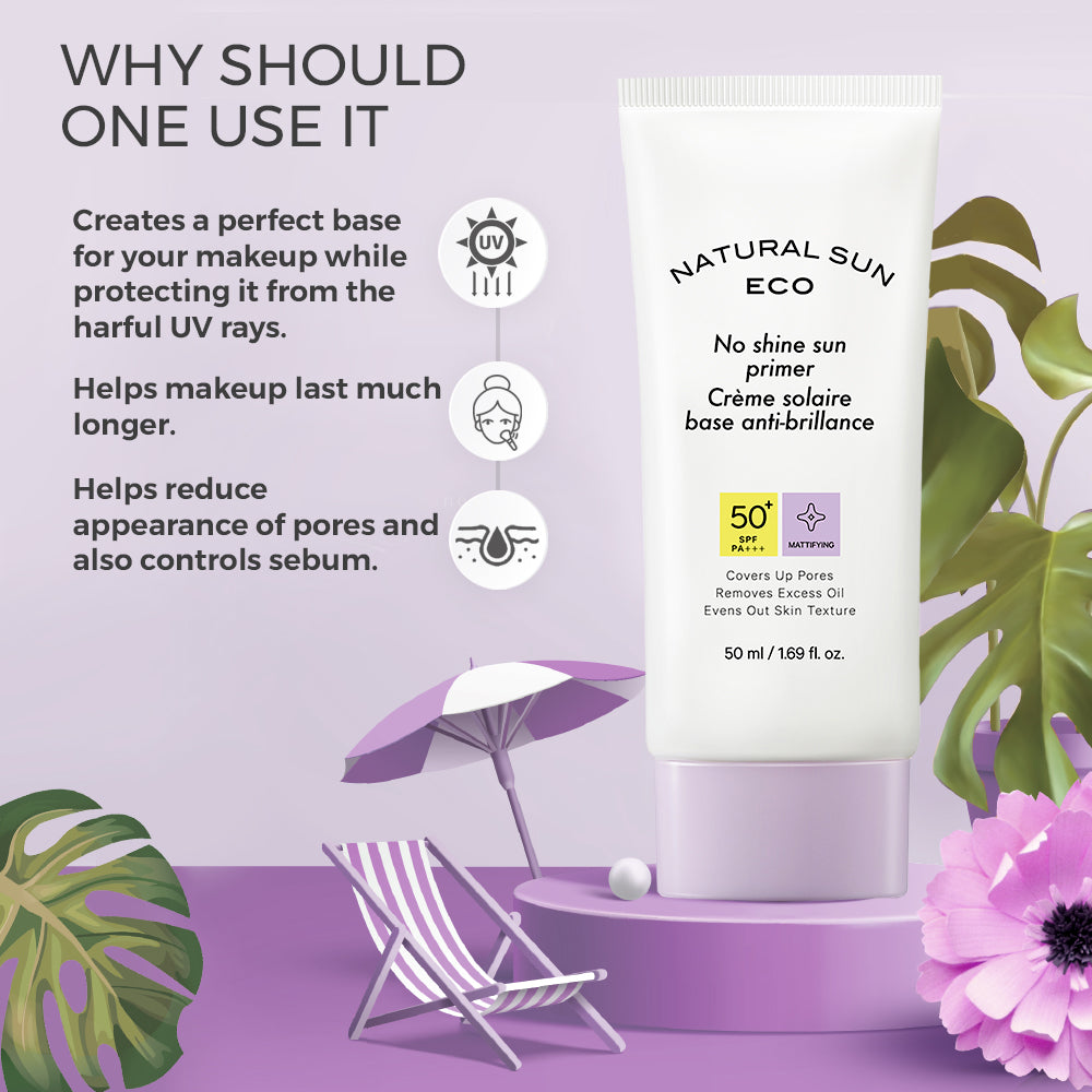 NaturalSun Eco No Shine Sun Primer 50ml