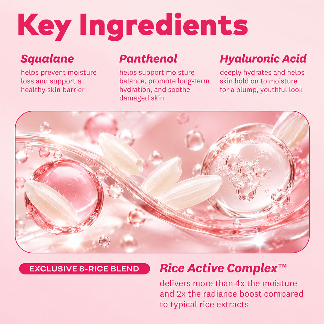 Rice Water Bright Milk & Jelly Double Foaming Cleanser For Deep Cleanse