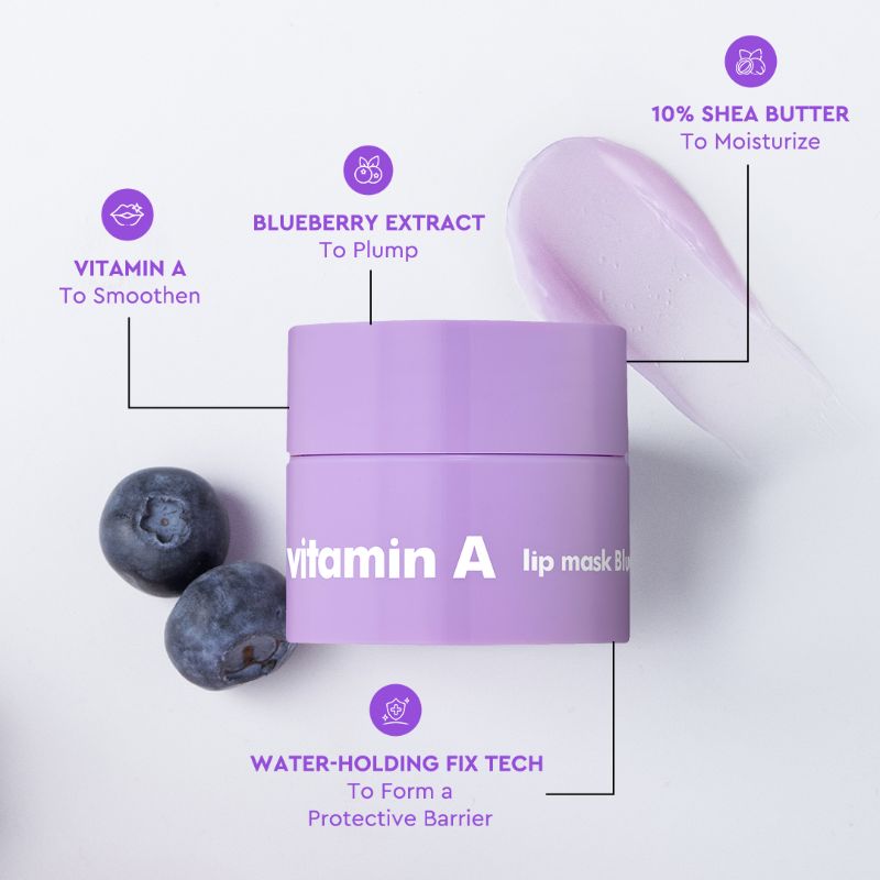 Vitamin A lip mask Blueberry (mini)