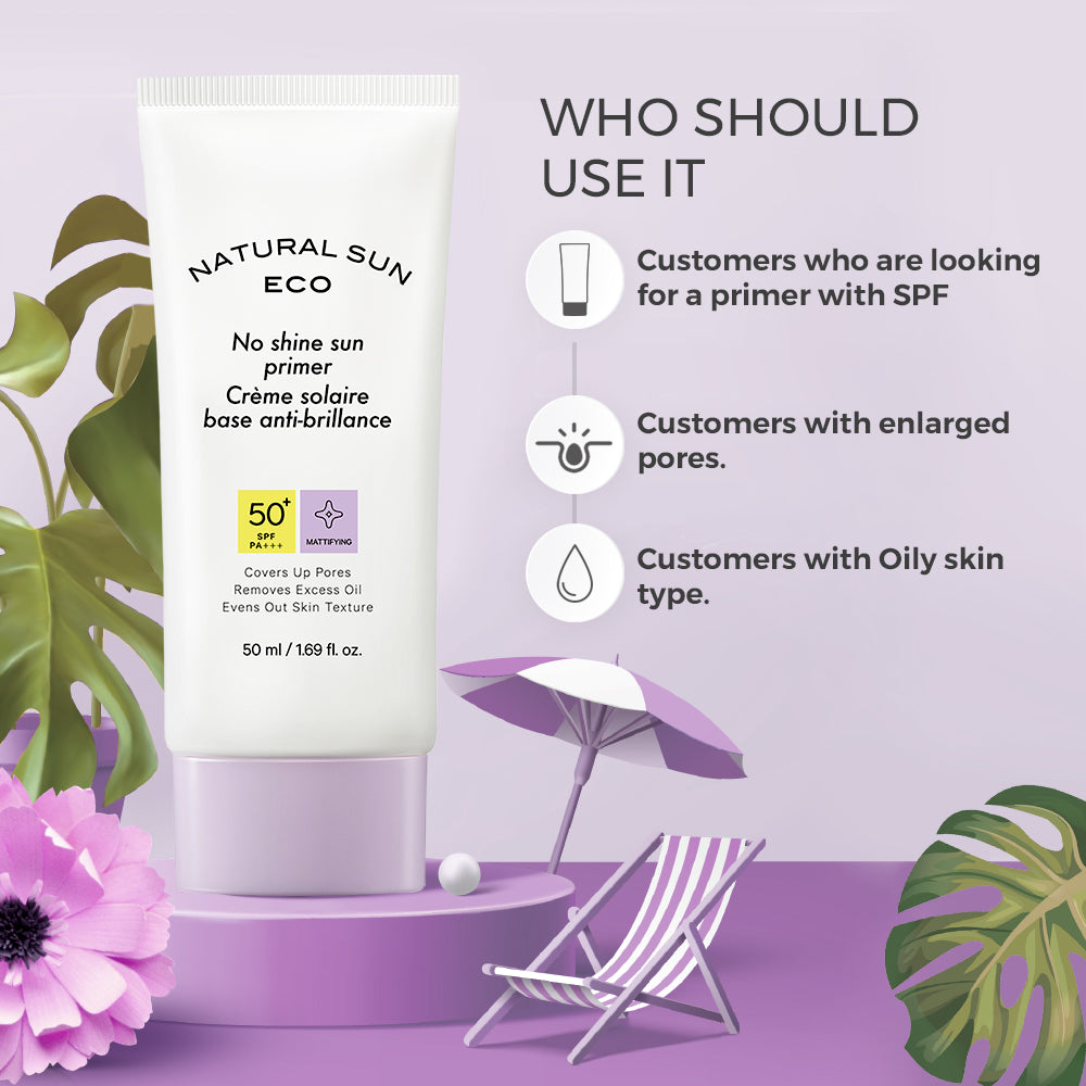NaturalSun Eco No Shine Sun Primer 50ml