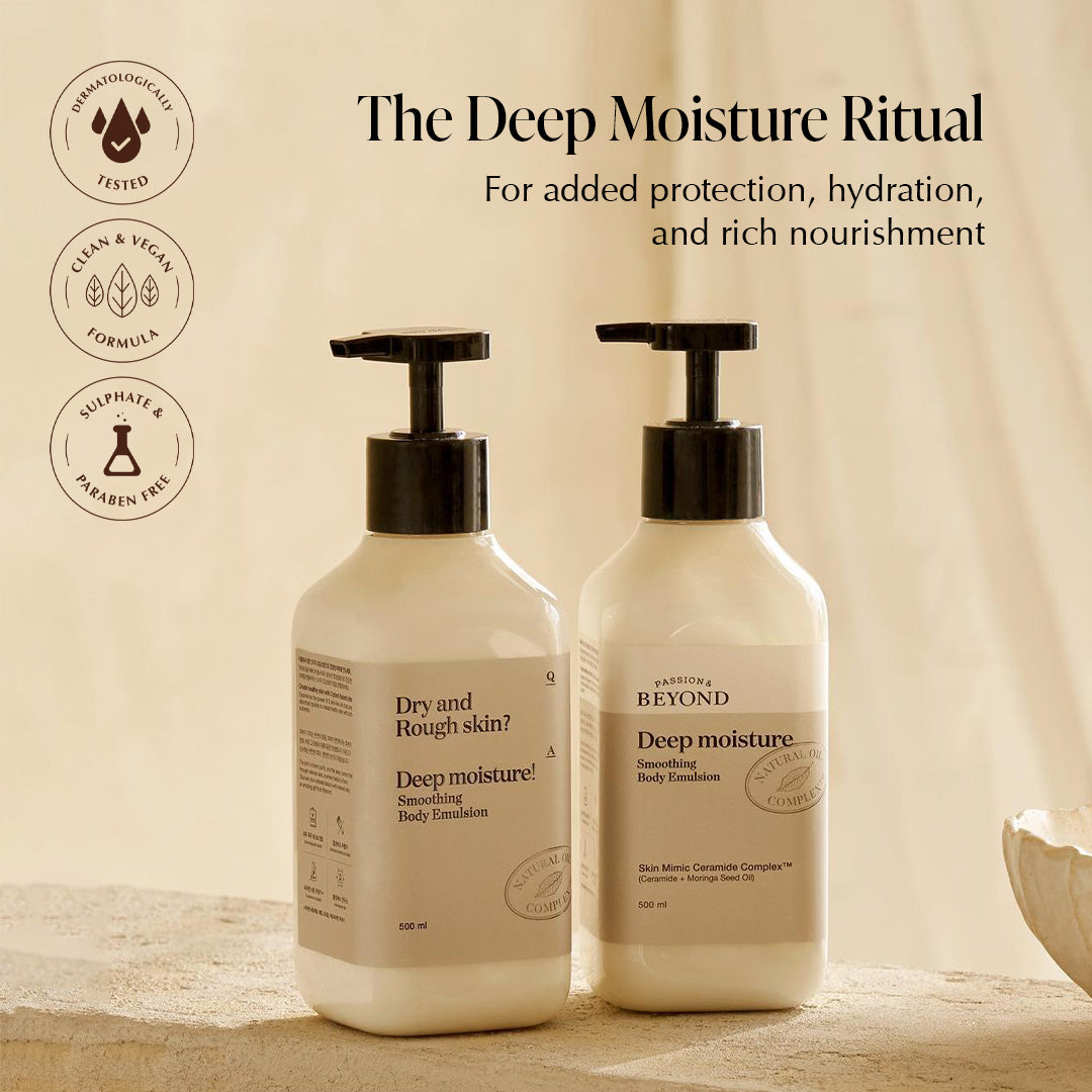 Ceramide Infused Body Emulsion, For Smooth Deeply Nourished Skin,500Ml