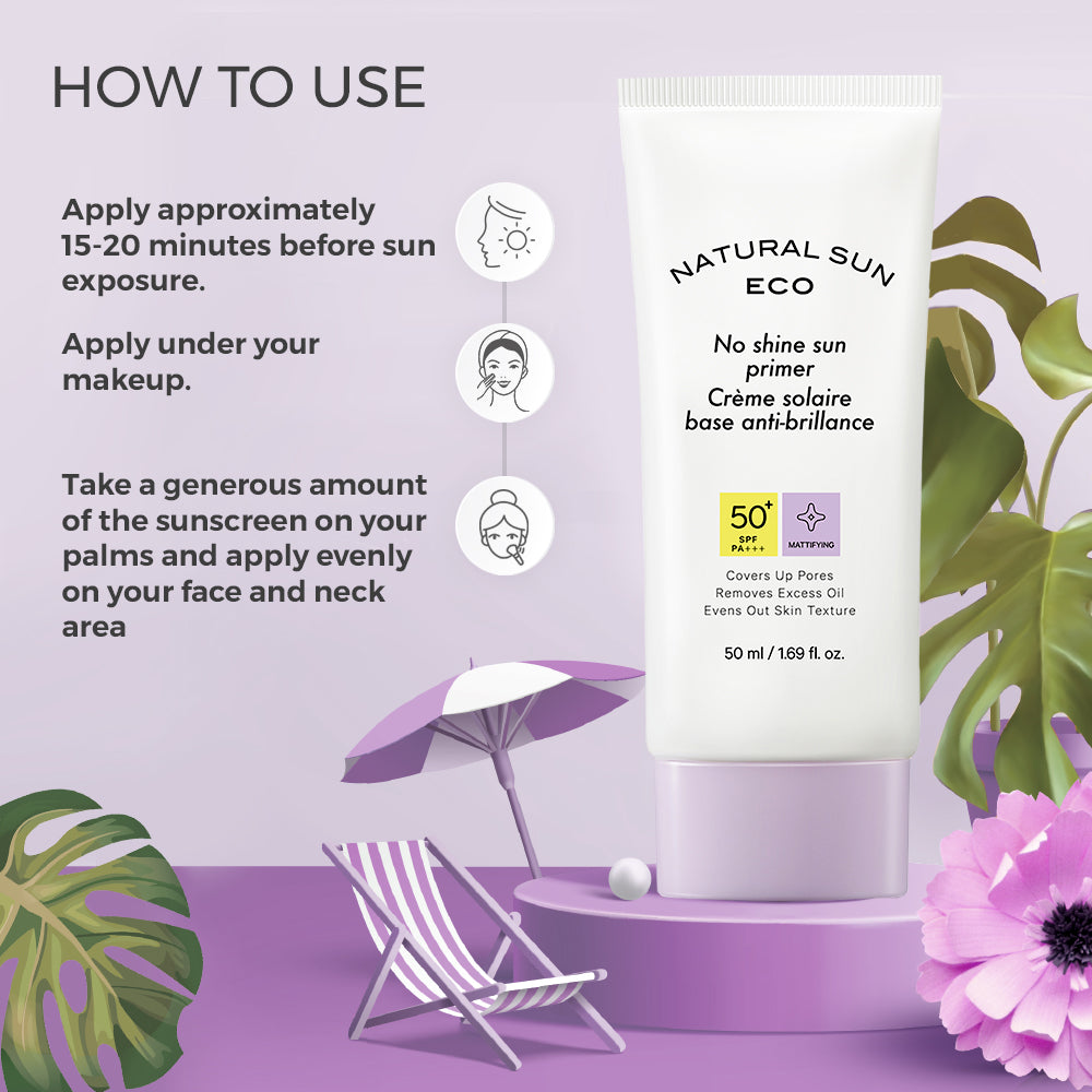 NaturalSun Eco No Shine Sun Primer 50ml