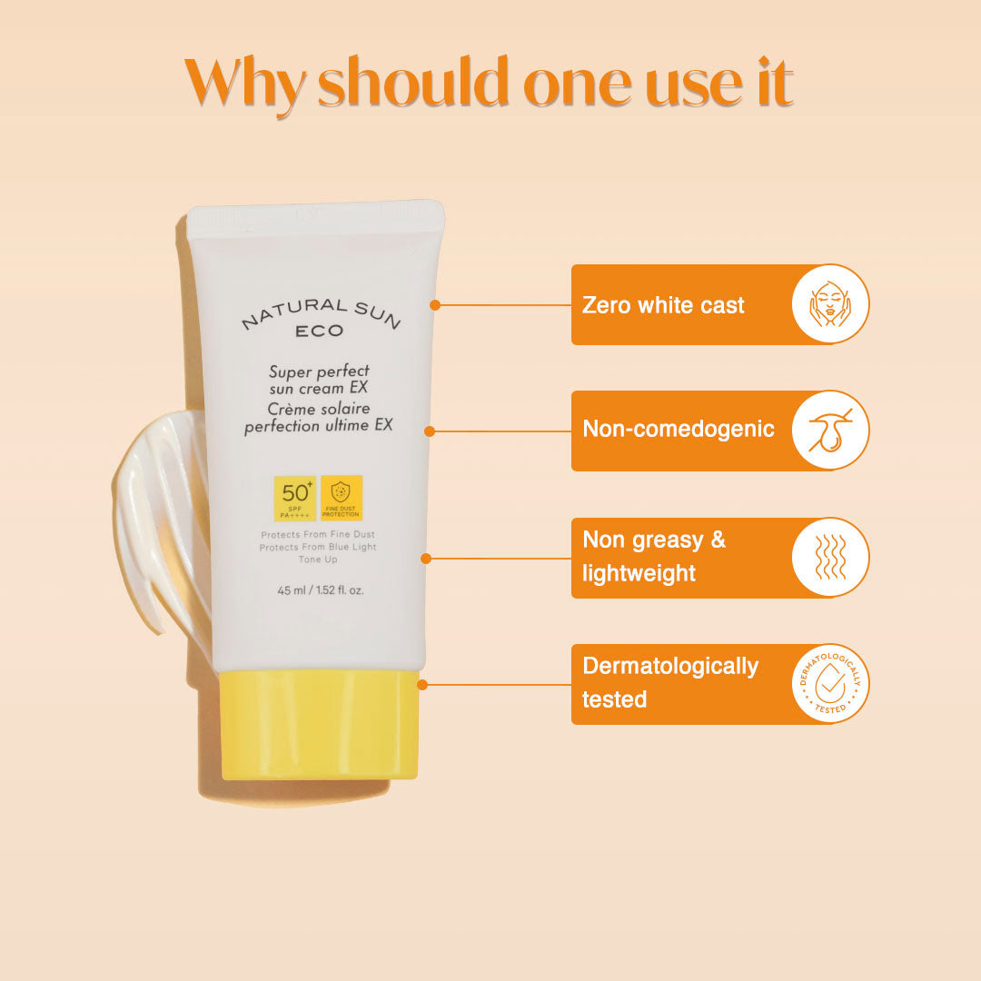 NaturalSun Eco Super Perfect Sun Cream EX (45ml)