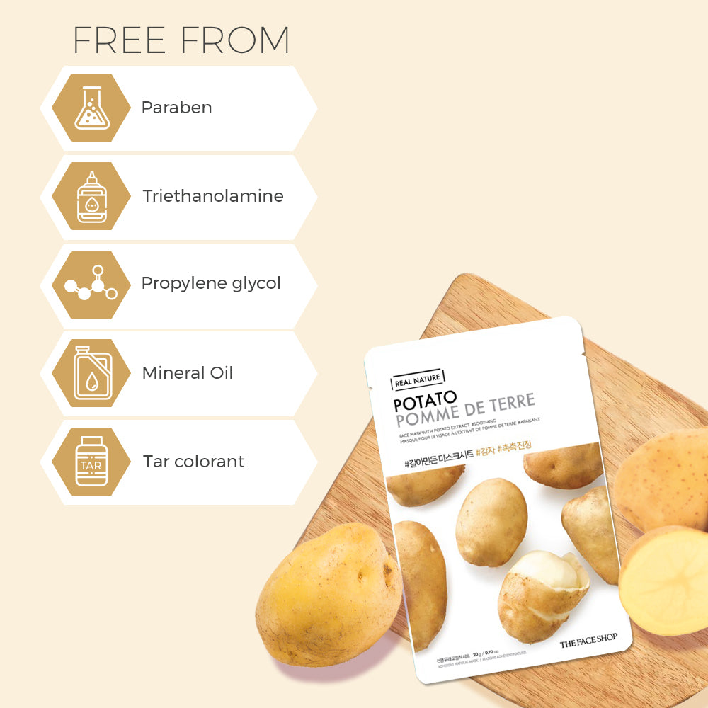 Real Nature Potato Face Mask