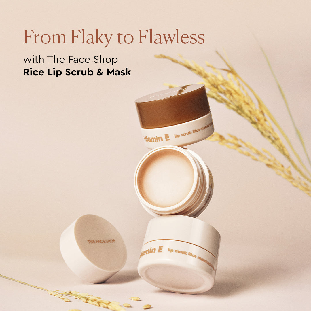 The Face Shop Vitamin E Rice Lip Scrub 14g