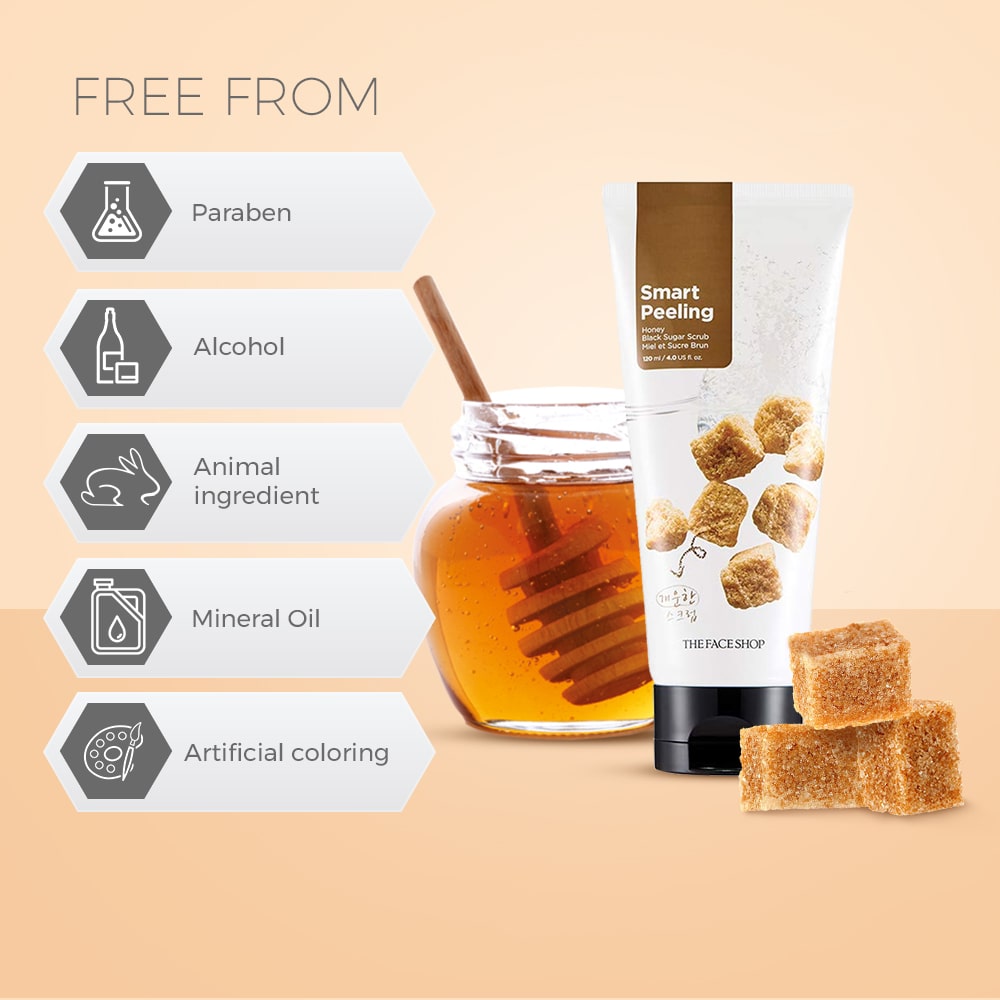Smart Peeling Honey Black Sugar Scrub 120ml