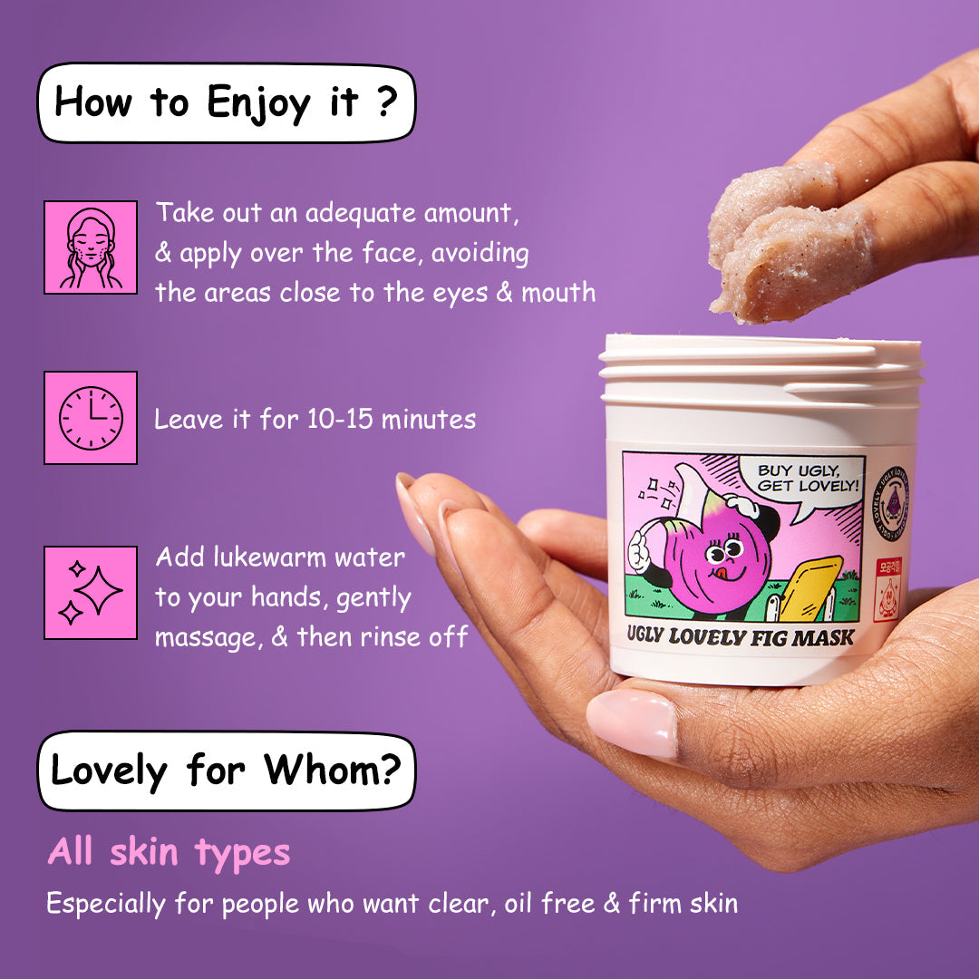 Ugly Lovely Fig Wash Off Mask 100ml