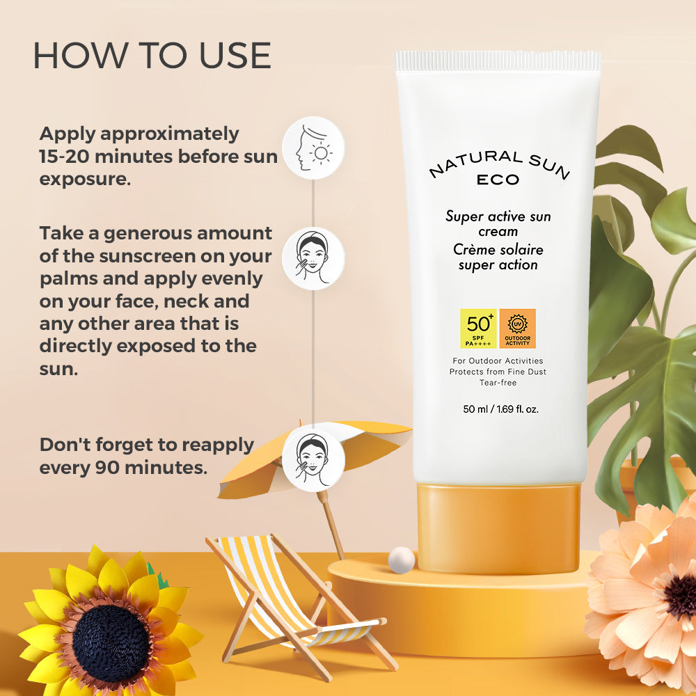 Naturalsun Eco Super Active Sun Cream (50ml)