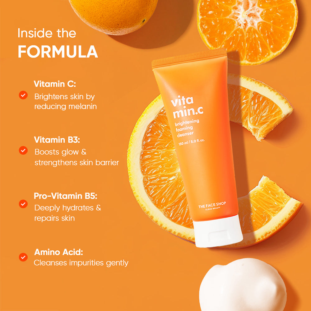 Vitamin C Brightening Foaming Face Wash