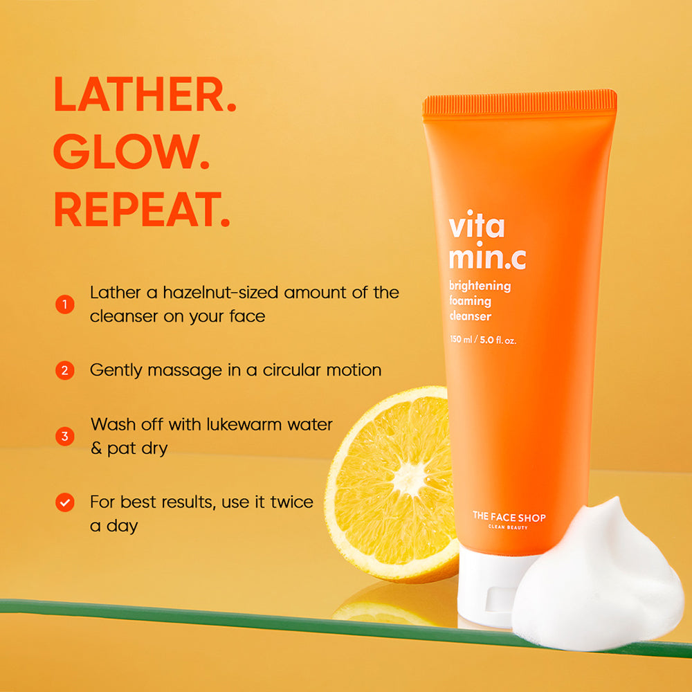 Vitamin C Brightening Foaming Face Wash
