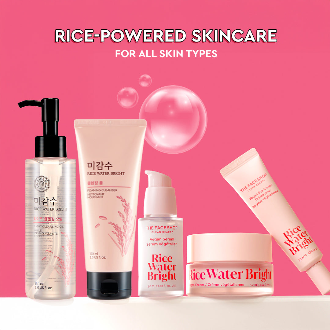 Award Winning Rice Water Bright Cleansing Foam 150ml Combo