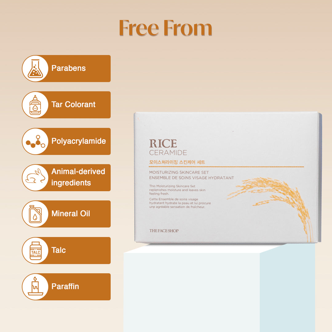 Ceramide & Rice Moisturizing Skincare kit