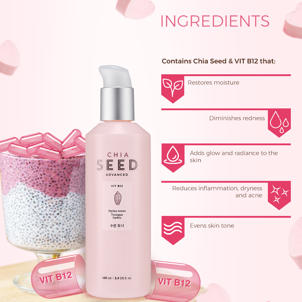 Chia B12 Hydro Toner 160ml