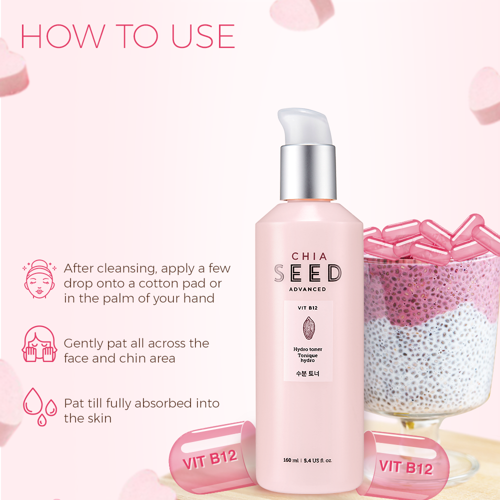 Chia B12 Hydro Toner 160ml