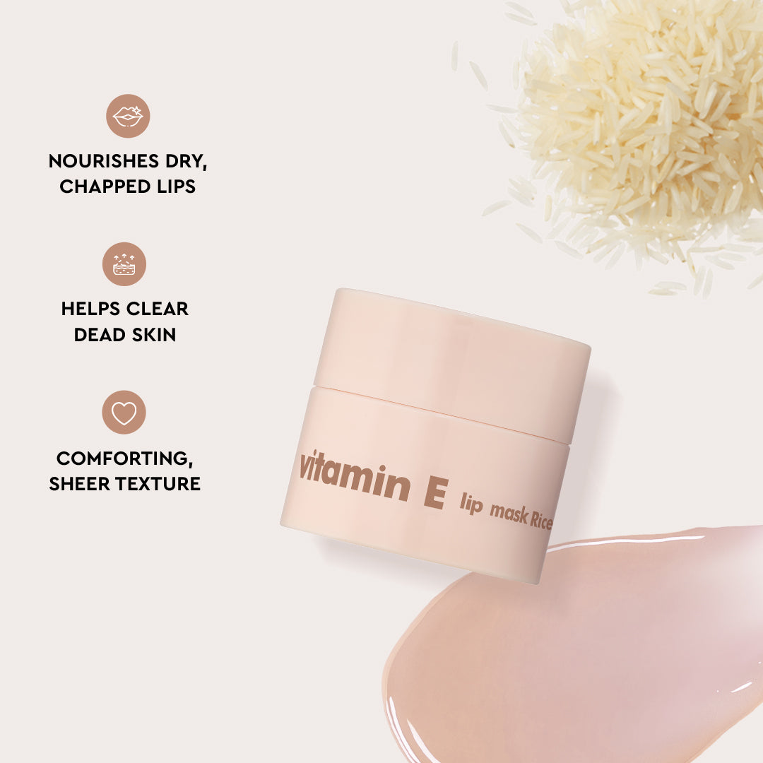 Vitamin E lip mask Rice (mini)