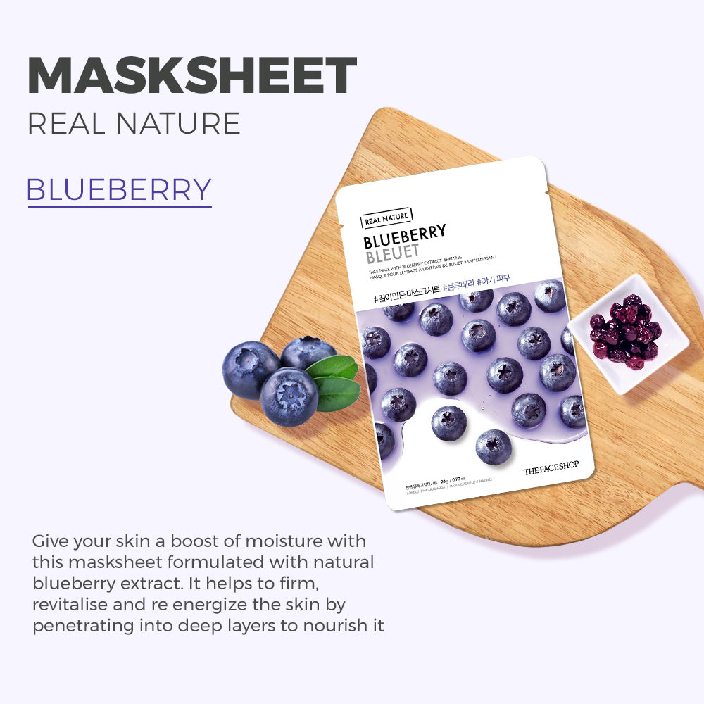 Real Nature Daily Glow Mask Sheet Combo - Pack of 10