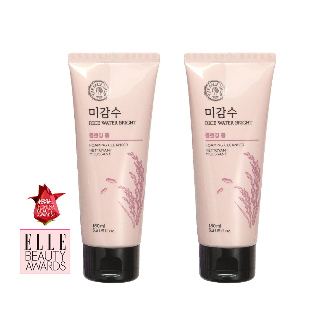 Award Winning Rice Water Bright Cleansing Foam 150ml Combo