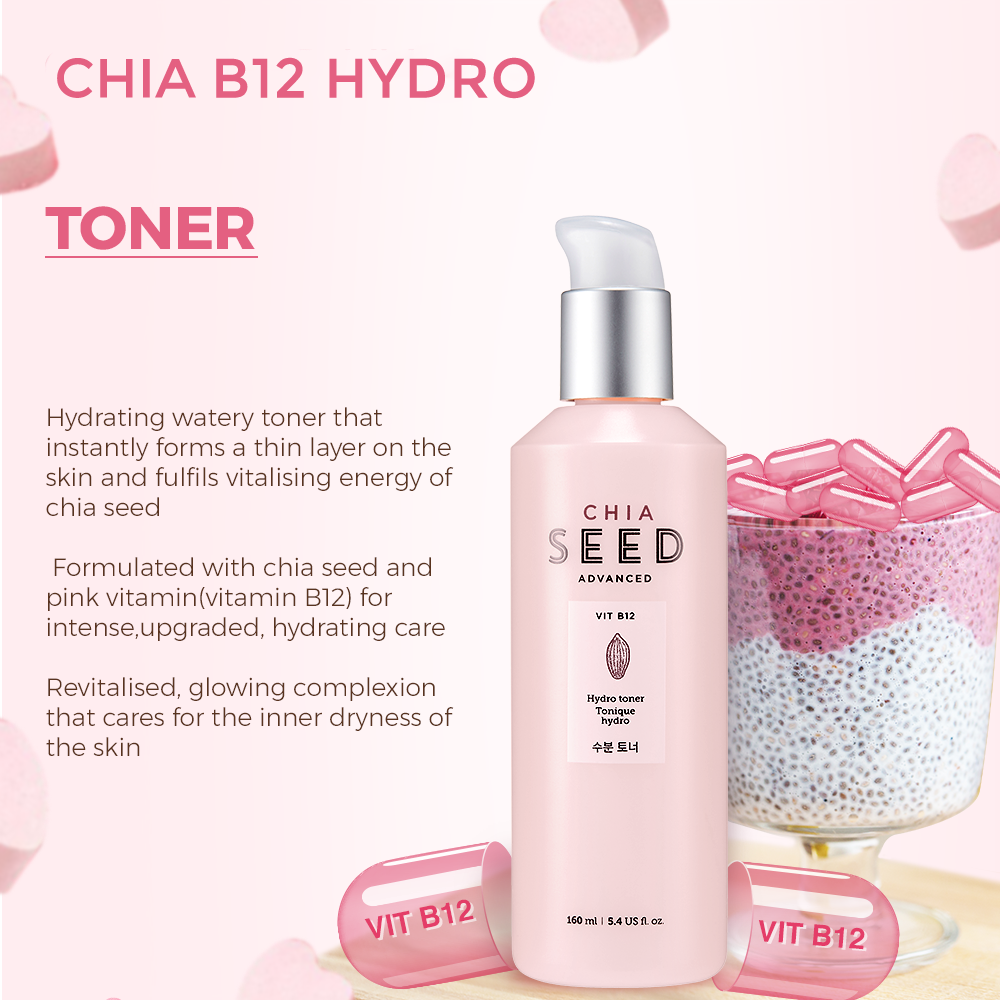 Chia B12 Hydro Toner 160ml