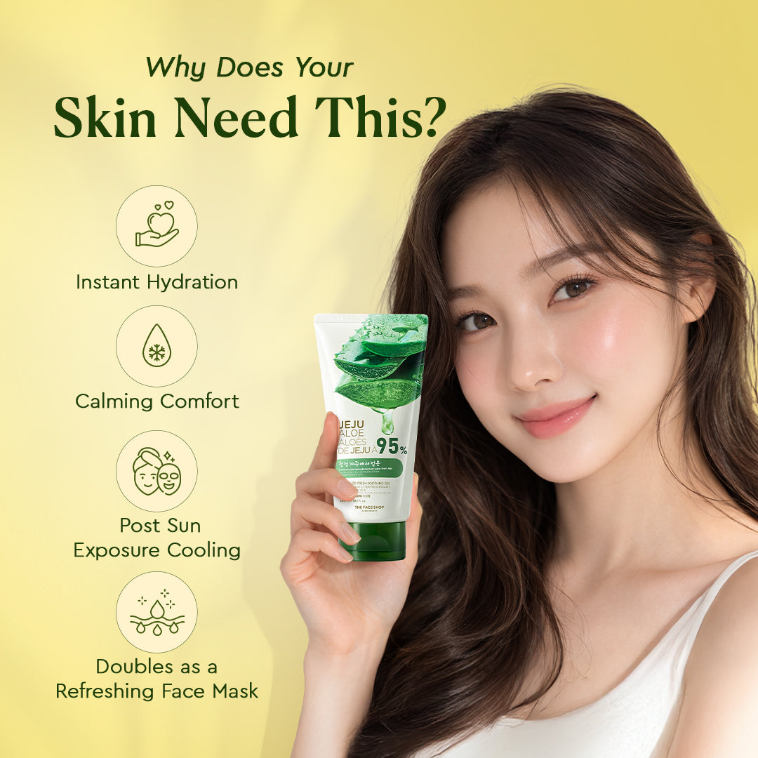 Jeju Aloe Fresh Soothing Gel Tube 300ml