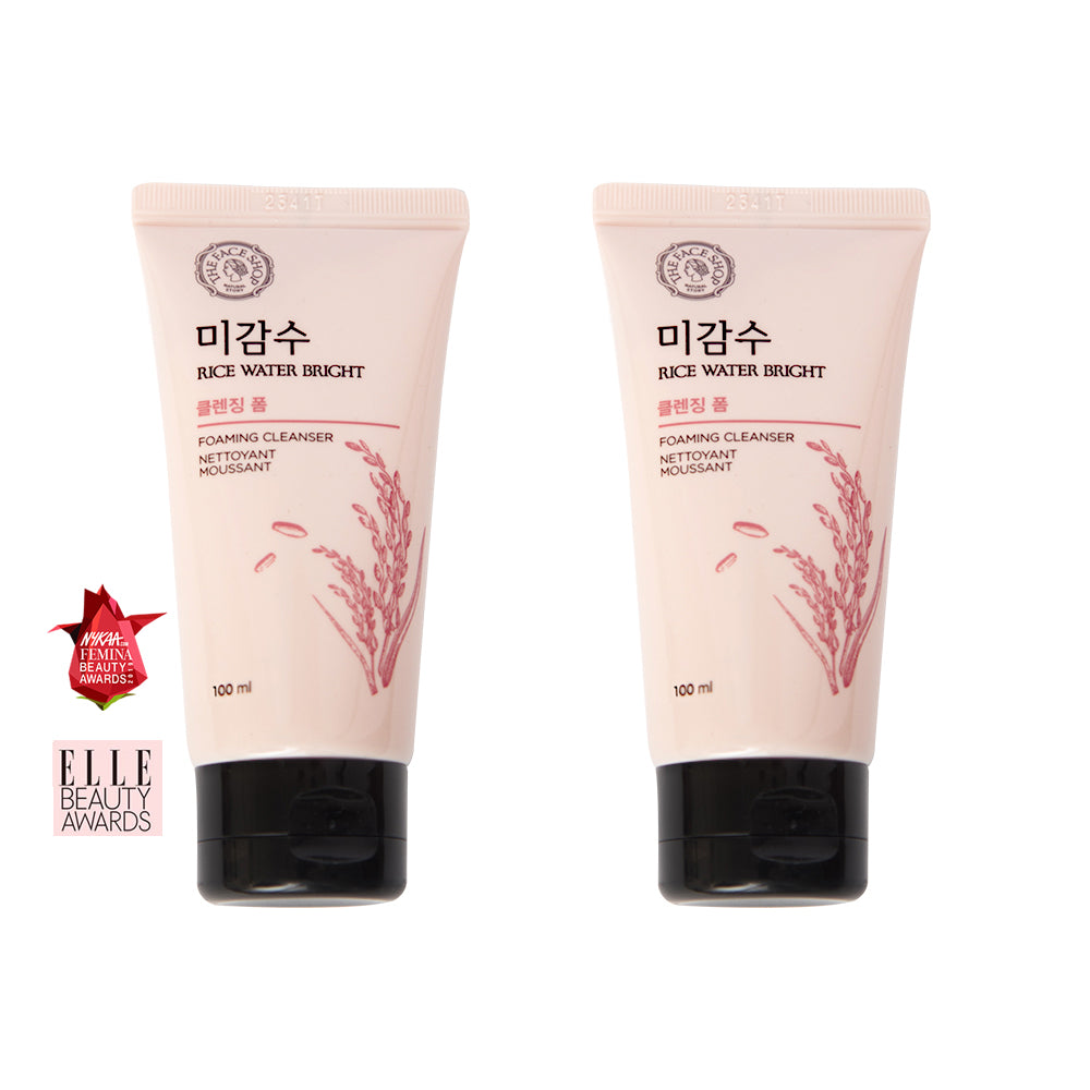 Award Winning Rice Water Bright Cleansing Foam 100ml Combo