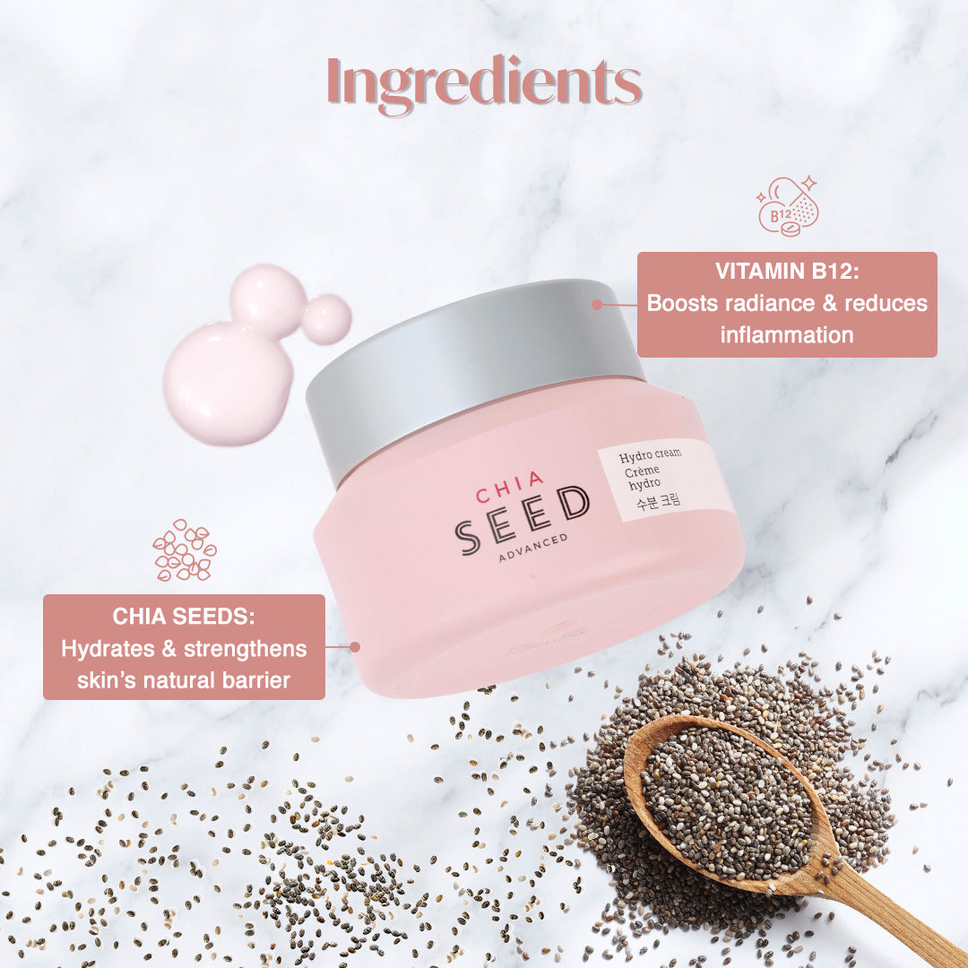 Combat Dry Patches & Dullness: The Chia Seed Moisturizer Solution for Happy, Hydrated Skin All Day
