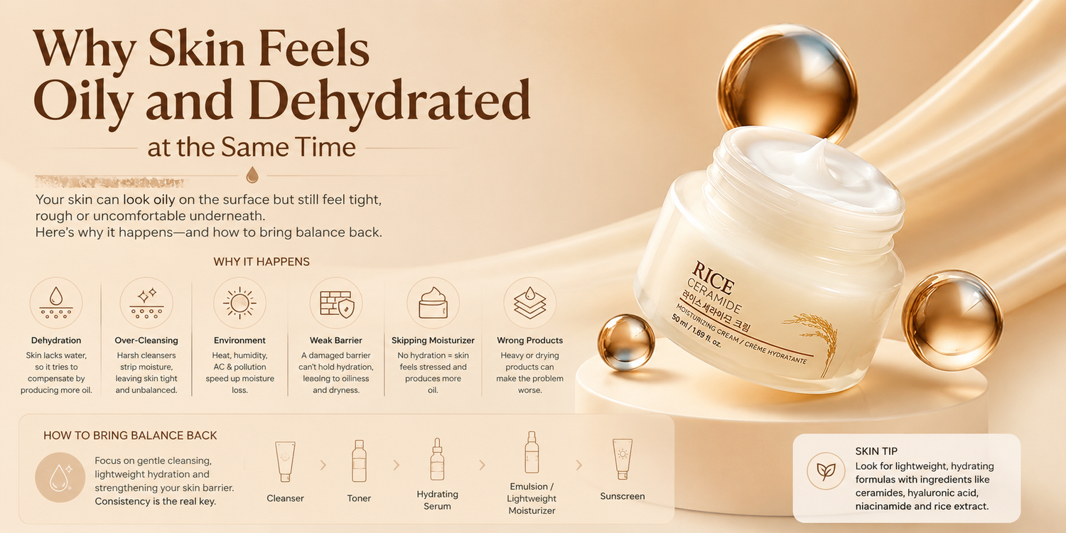 Why Skin Feels Oily and Dehydrated at the Same Time