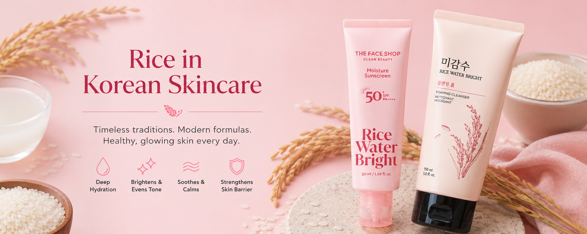 Rice in Korean Skincare: Why This Traditional Ingredient Still Matters Today