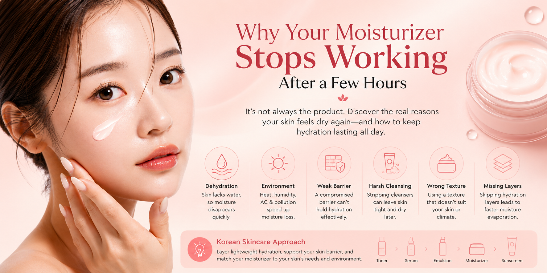 Why Your Moisturizer Stops Working After a Few Hours