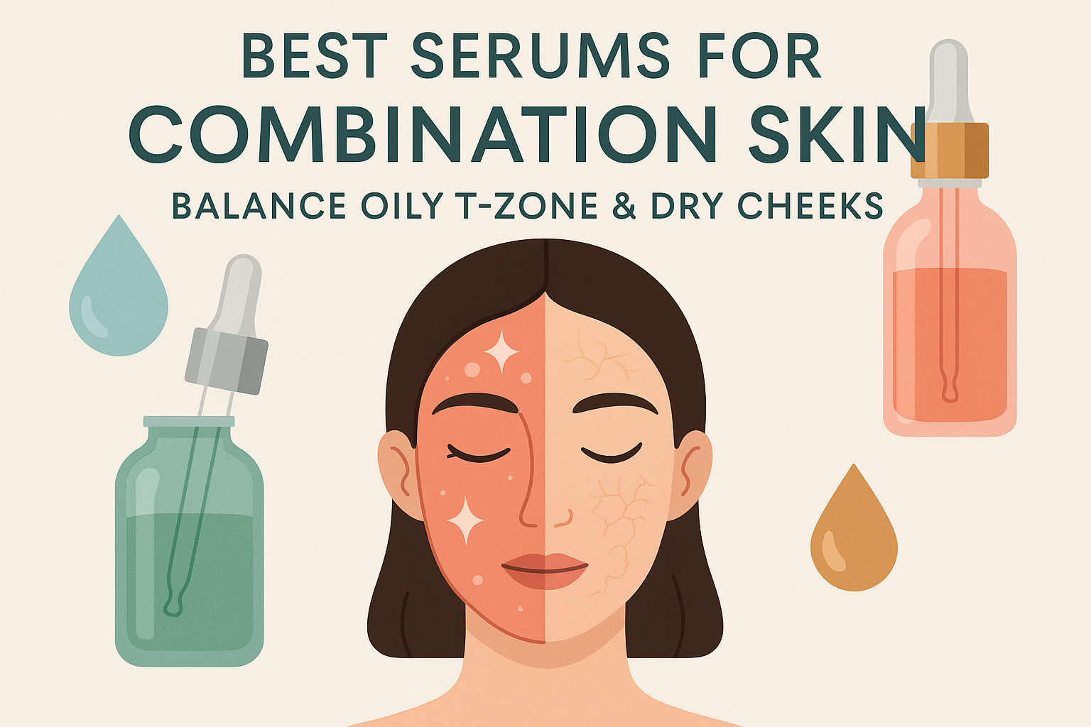 Best Serums for Combination Skin: How to Balance Your Oily T-Zone and Dry Cheeks