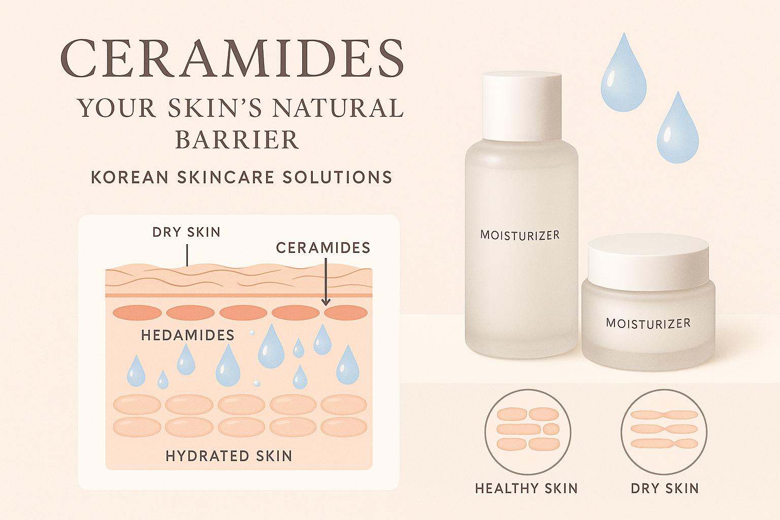 Why Ceramides Are Essential for Dry Skin – Best Korean Moisturizers That Actually Work