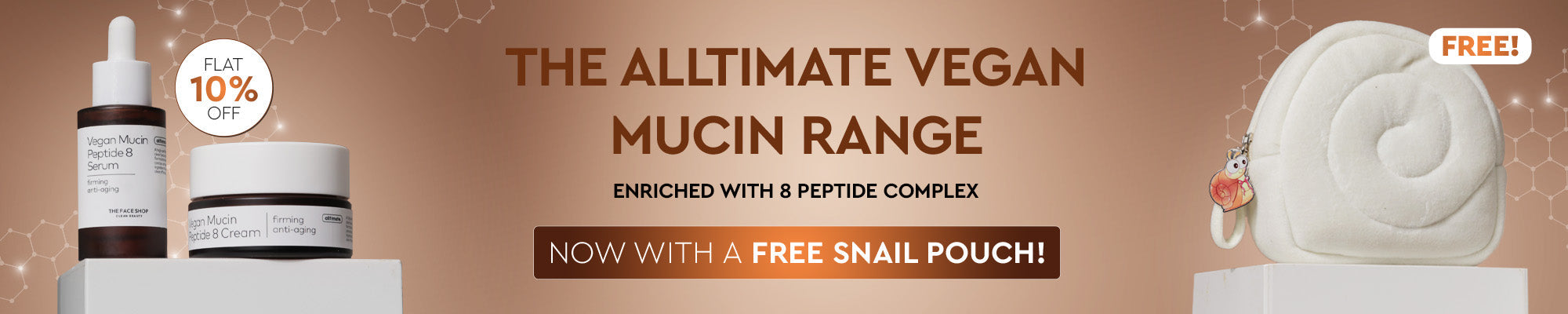 Vegan Mucin Range + Free Snail pouch