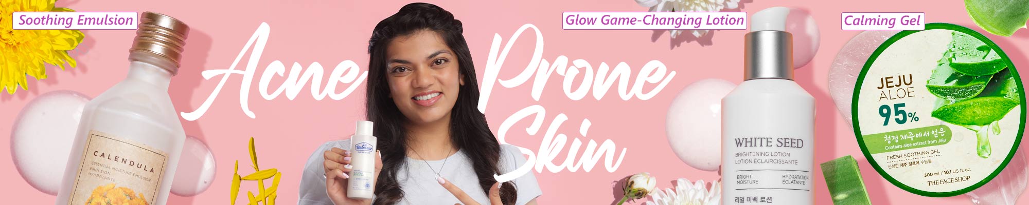 Acne Prone Skin Banner