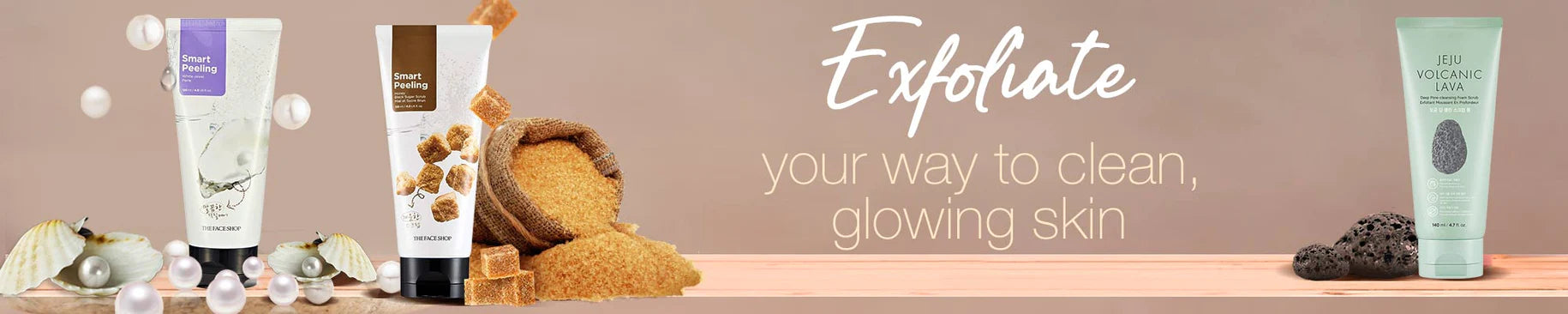 Scrubs & Exfoliators Banner