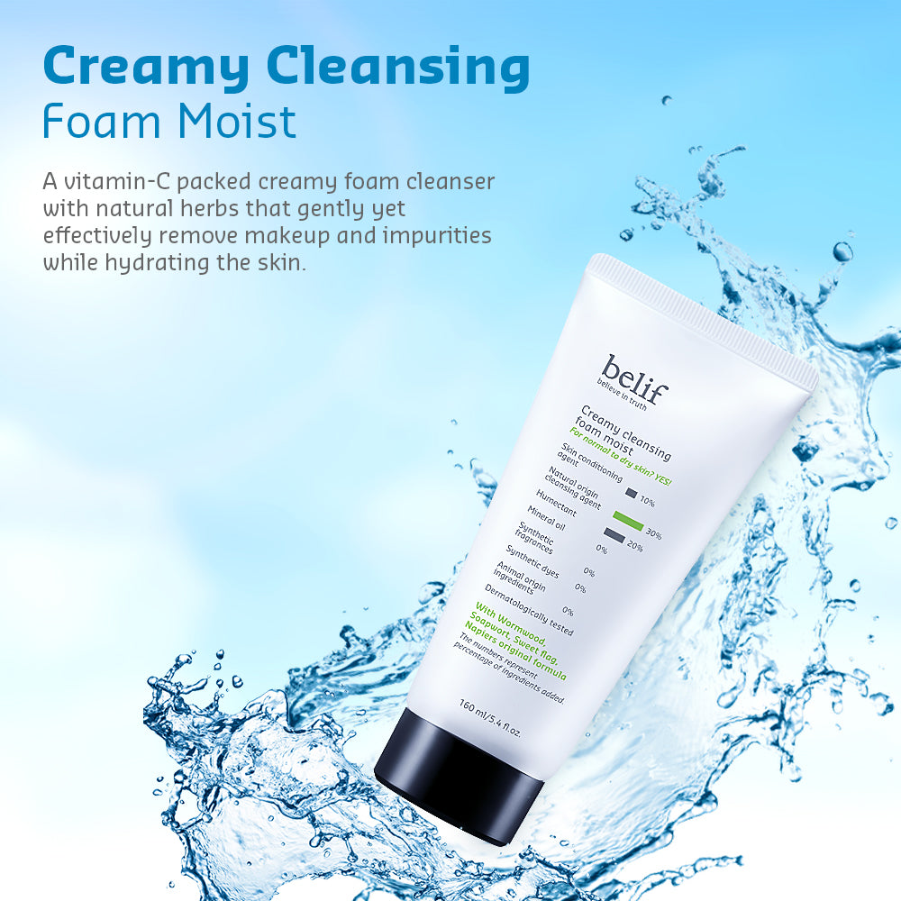 Creamy cleansing foam 160ml
