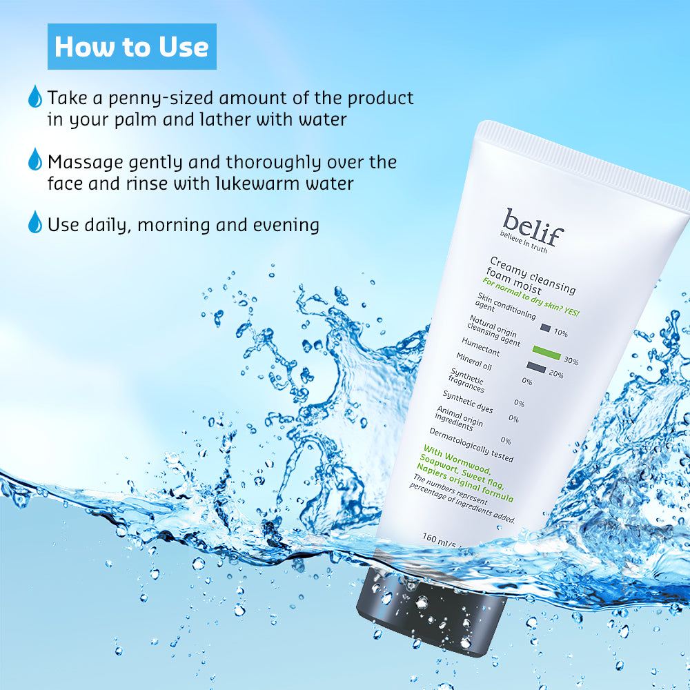 Creamy cleansing foam 160ml