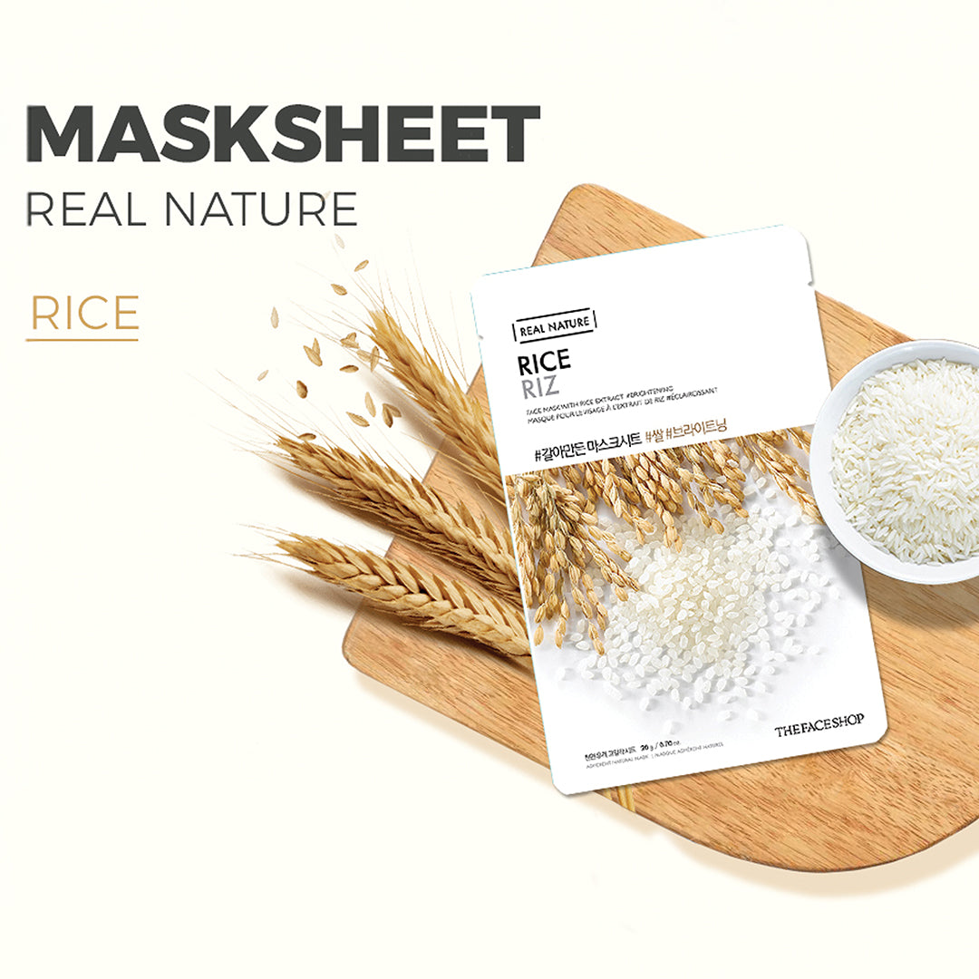 Real Nature Rice Face Mask 20g