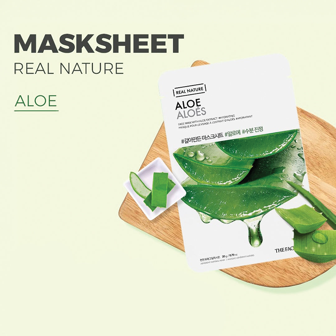 Real Nature Aloe Face Mask 20g